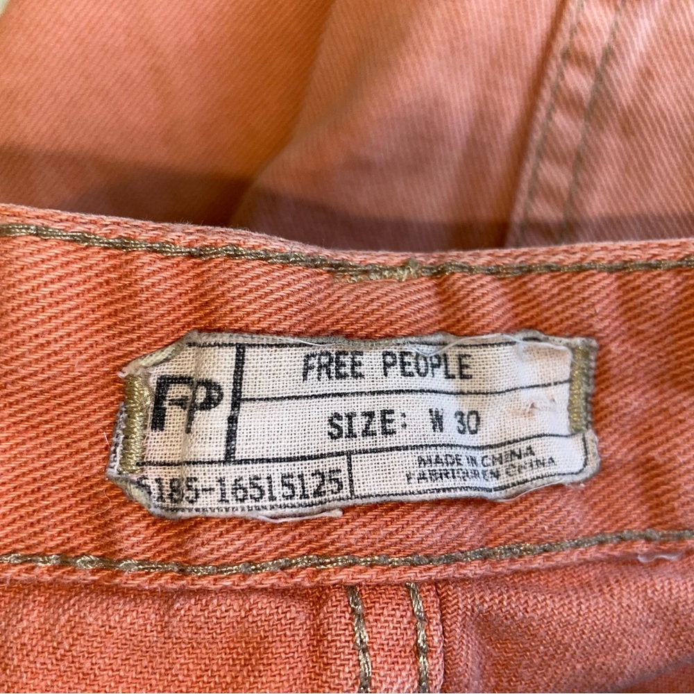 Free People Women's Tie Dye Denim Shorts - Picture 3 of 3